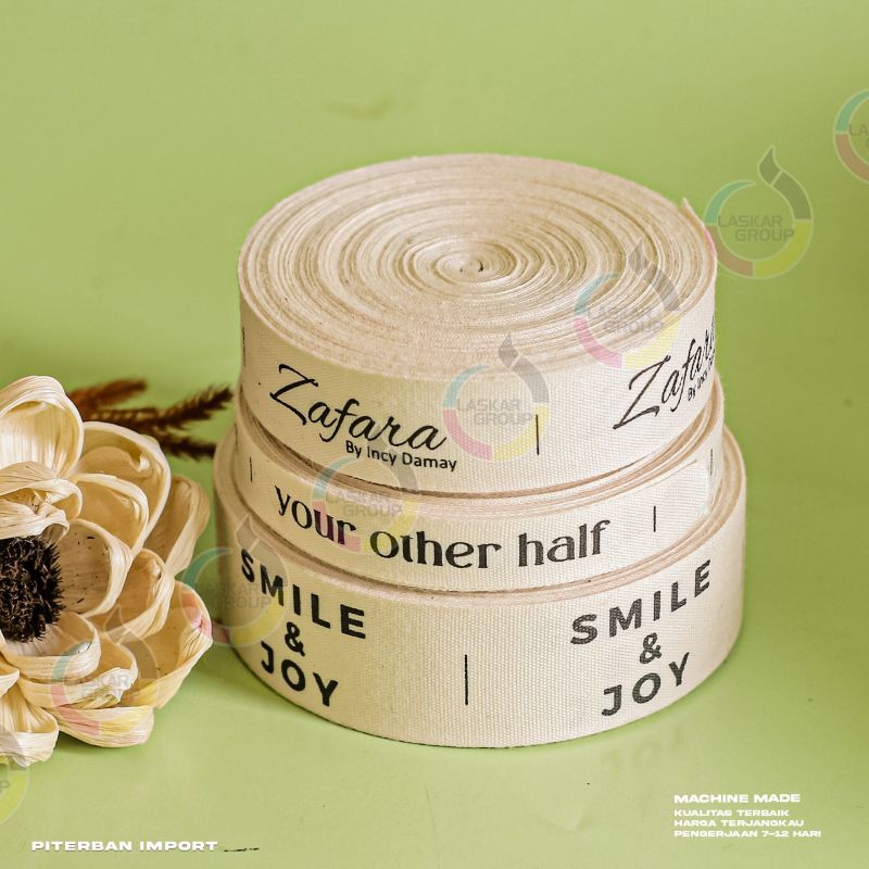 

label cotton 100 meter,label murah,label baju,label merek,label hijab