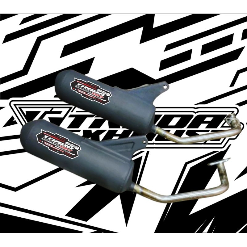 knalpot Kondoman Trada Exhaust beat karbu beat fi beat new Mp7 regulasi 26-28mm out 38mm beat boboka