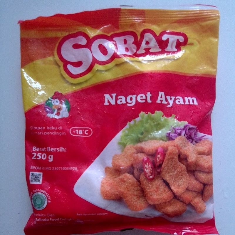 

SOBAT Nugget ayam 250 gr