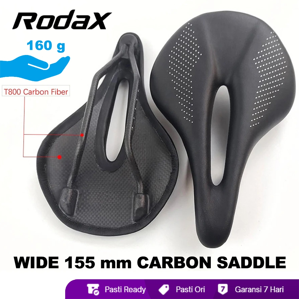 Short Nose Wide Saddle 155 mm ++ Sadel Sprint Nyaman Sadel Pendek 240 mm Short-Nose Saddle Carbon Sa
