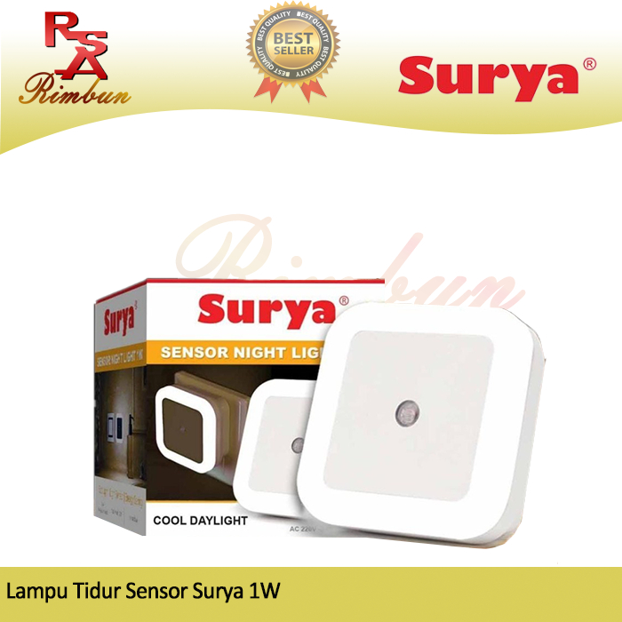 lampu tidur sensor nyala dan mati sendiri surya 1W