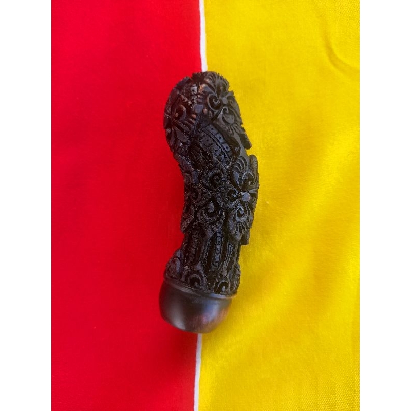 Asli Tanduk Hitam dan merah | dader keris | gagang ketis | handle keris | hulu keris ukiran top mant