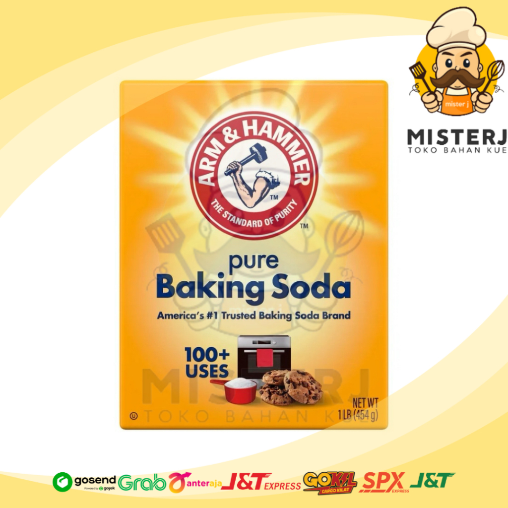 

Pure Baking Soda Arm & Hammer 454gr | Soda Kue Arms And Hammer