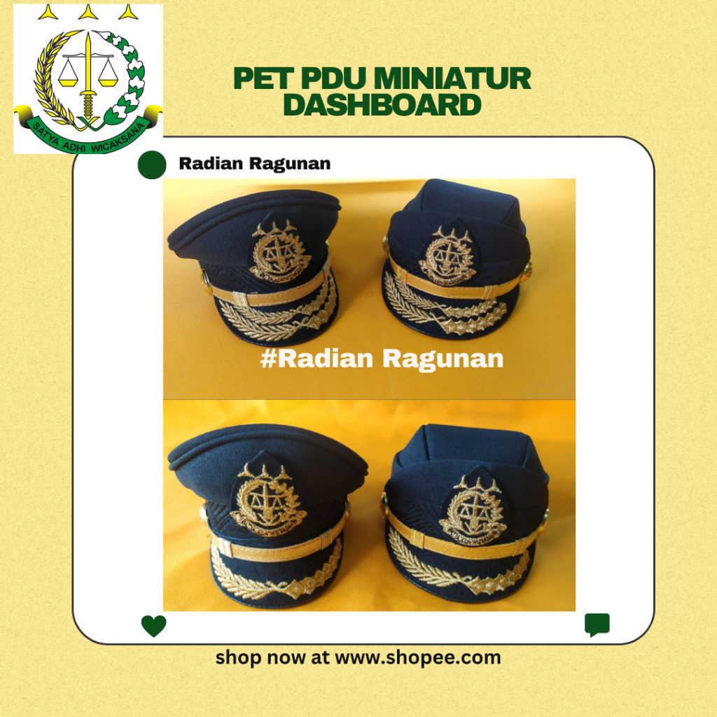 MINIATUR PET PDU JAKSA | KEJAKSAAN RI