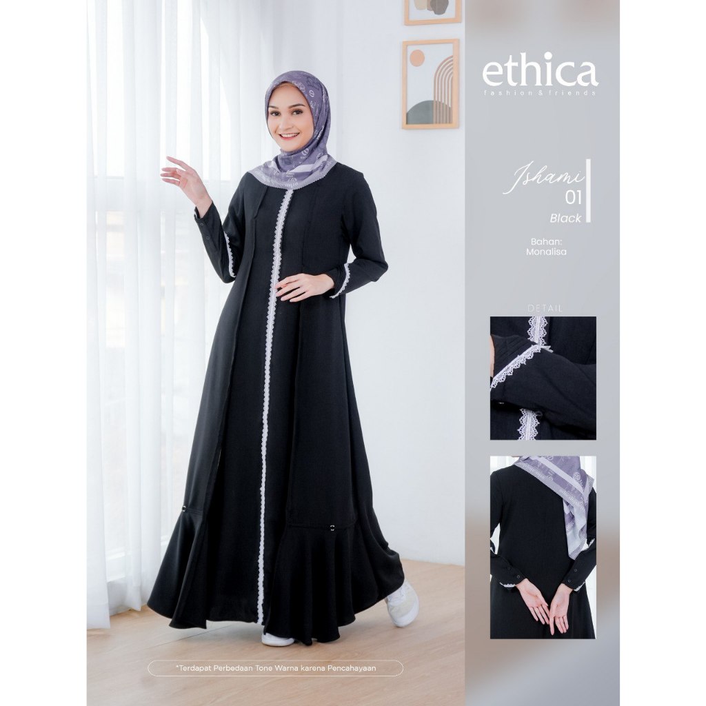 ishami 01 Black( FASHION MUSLIM)