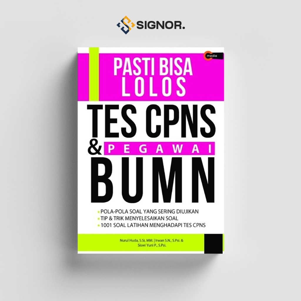 

[ID820] Pasti Bisa Lolos Tes CPNS Pegawai BUMN - Nurul Hudha