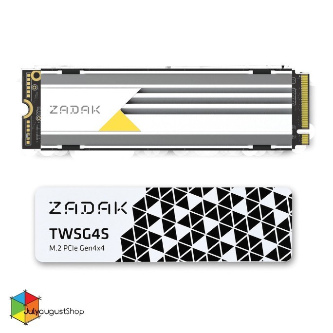Zadak TWSG4S SSD NVMe PCIe Gen4 x4 with Heatsink - 2TB