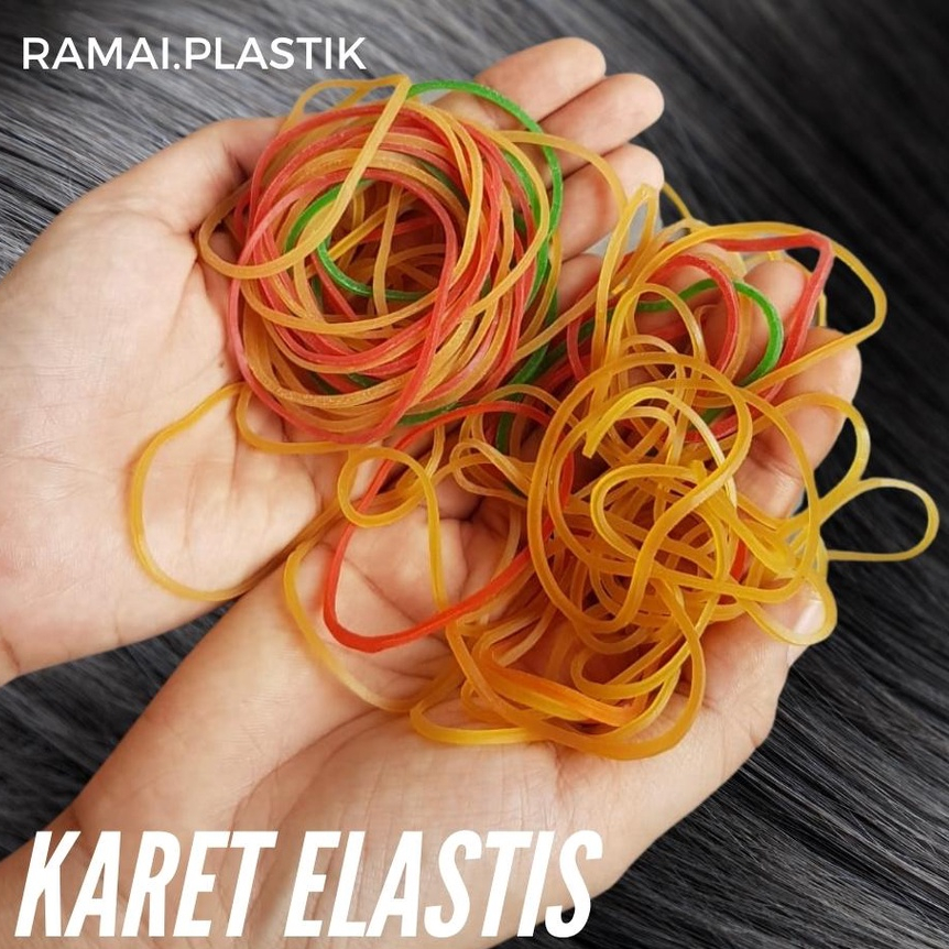 Karet gelang/ karet rambut mini  elastis isi -+100pcs