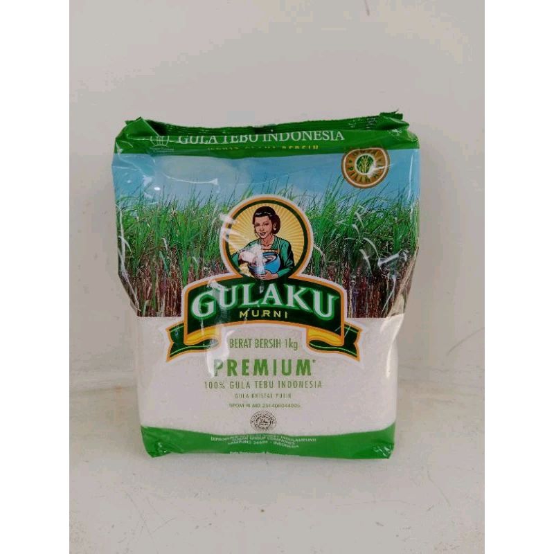 

GULAKU (Gula Pasir Murni) Premium Kemasan 1kg 100% Gula Tebu