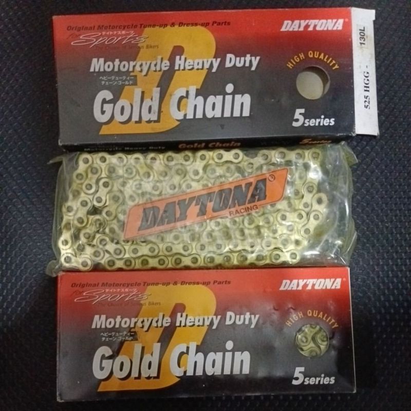 rantai 525 - 130 L daytona gold made in japan