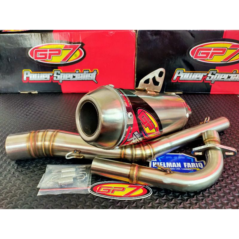 100% Original GP7 Ballistic RS Knalpot GTX Bore Up Jupiter/Blade