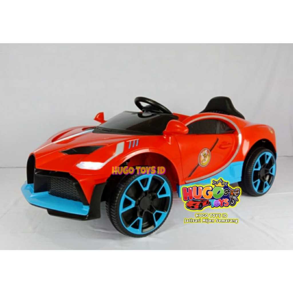 Mobil Aki Anak Bugati Chiron Original Pacific SNI Mobil Remote Anak Mesin 12V HUGO TOYS ID