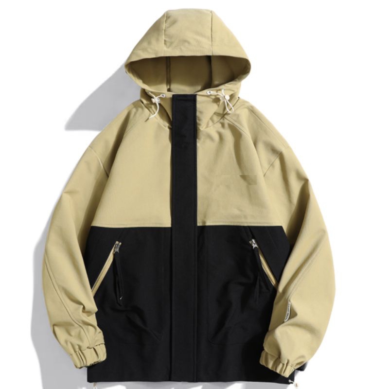 JAKET WINDBREAKER PRIA VINTAGE HOODIE ANTI AIR