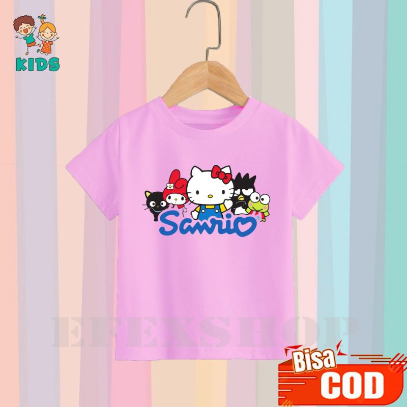 KAOS ANAK SANRIO HELLO KITTY & FRIENDS KAOS ANAK HELLO KITTY