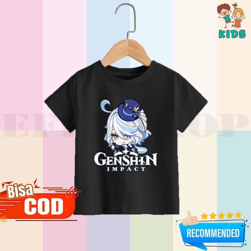 KAOS ANAK GENSHIN IMPACT BAJU KAOS ANAK ANIME GENSHIN IMPACT