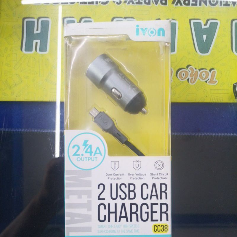 USB Car Charger IVON