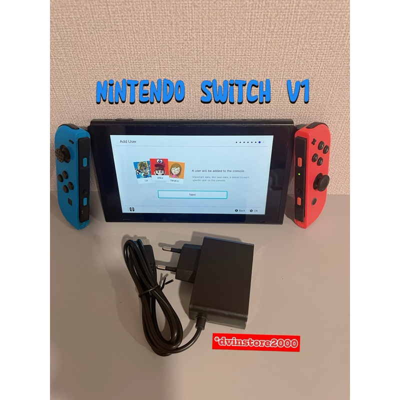 Nintendo Switch V1 - OFW Second Original [thn produksi 2017] kemulusan 90%