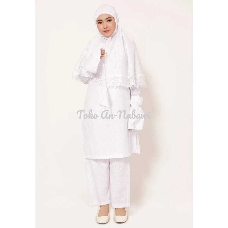Baju Haji Dan Umroh Wanita Jumbo | Setelan Ihrom Jumbo | Baju Dan Celana Jumbo Haji Dan Umroh Wanita