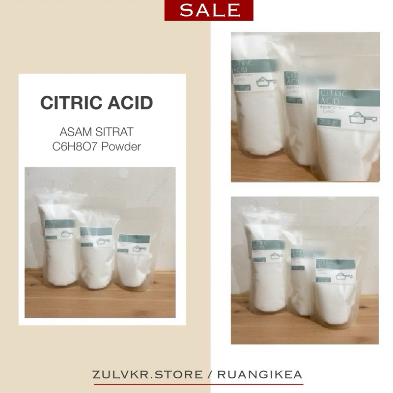 [T2-1] Citrun Acid monohydrate powder pembersih serbaguna CitricAcid / asam sitrat / asam citrun