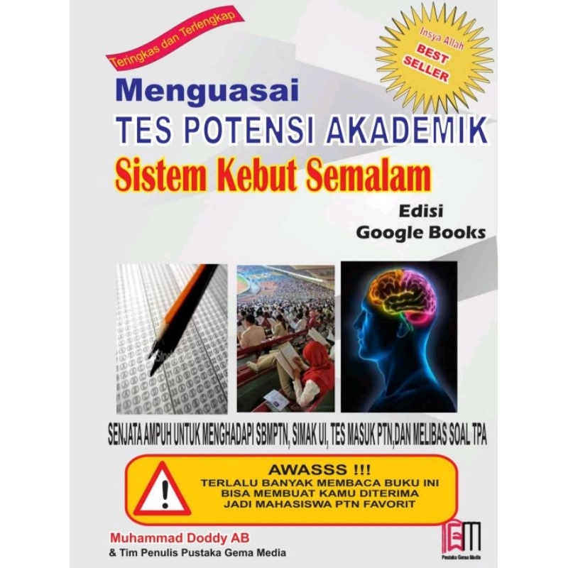 

Menguasai Tes Potensi Akademik Sistem Kebut Semalam