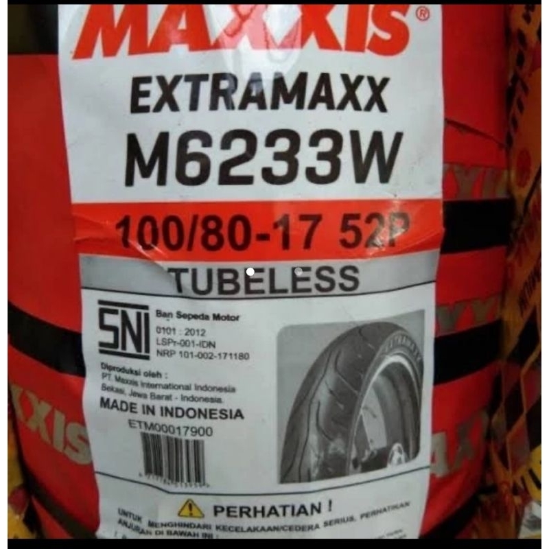 BAN MAXXIS 100/80-17 Extramaxx