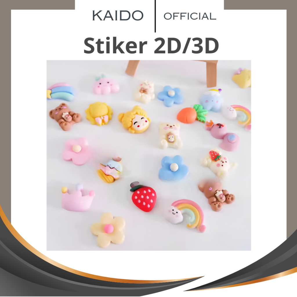 

Stiker 2D&3D/Stiker Timbul/Stiker laptop/Stiker Botol/Stiker HP