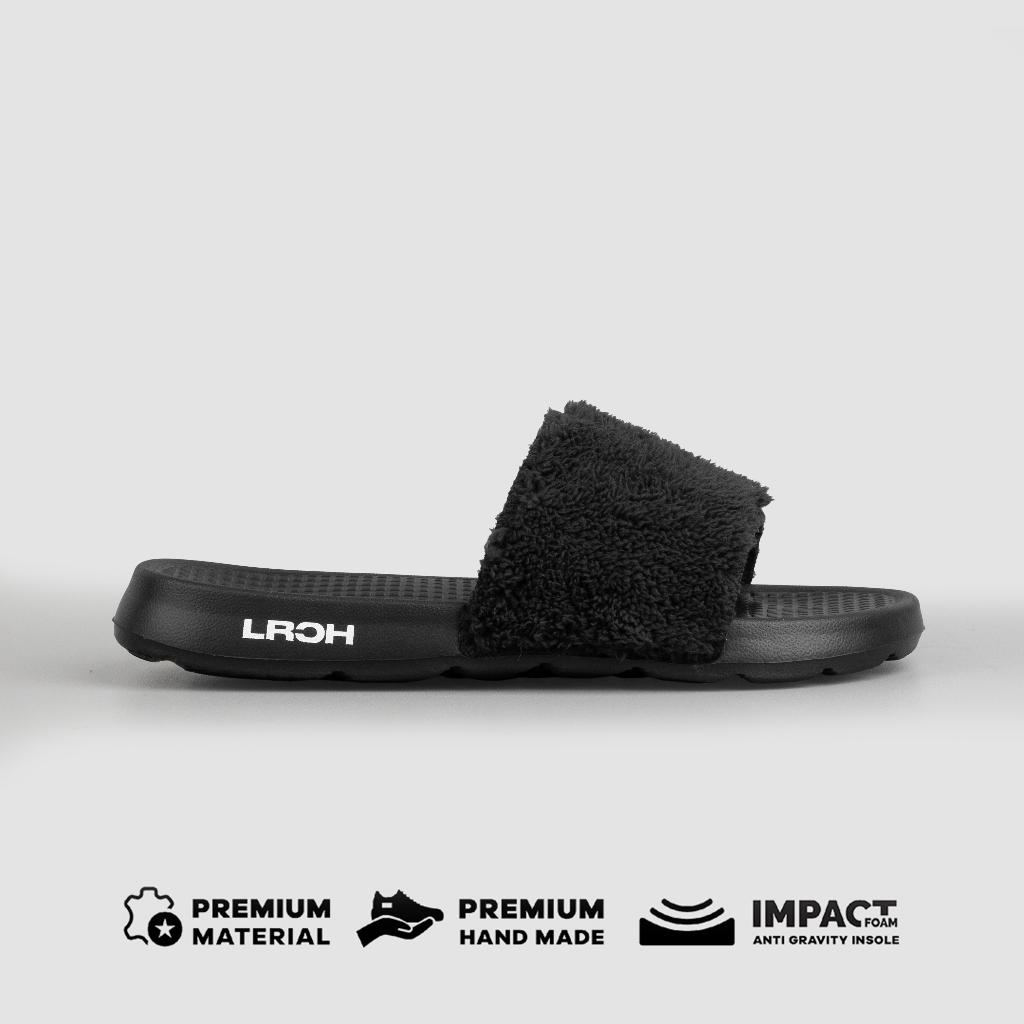 LEO RICHIE - Sandal Pria Wanita Adina - Black
