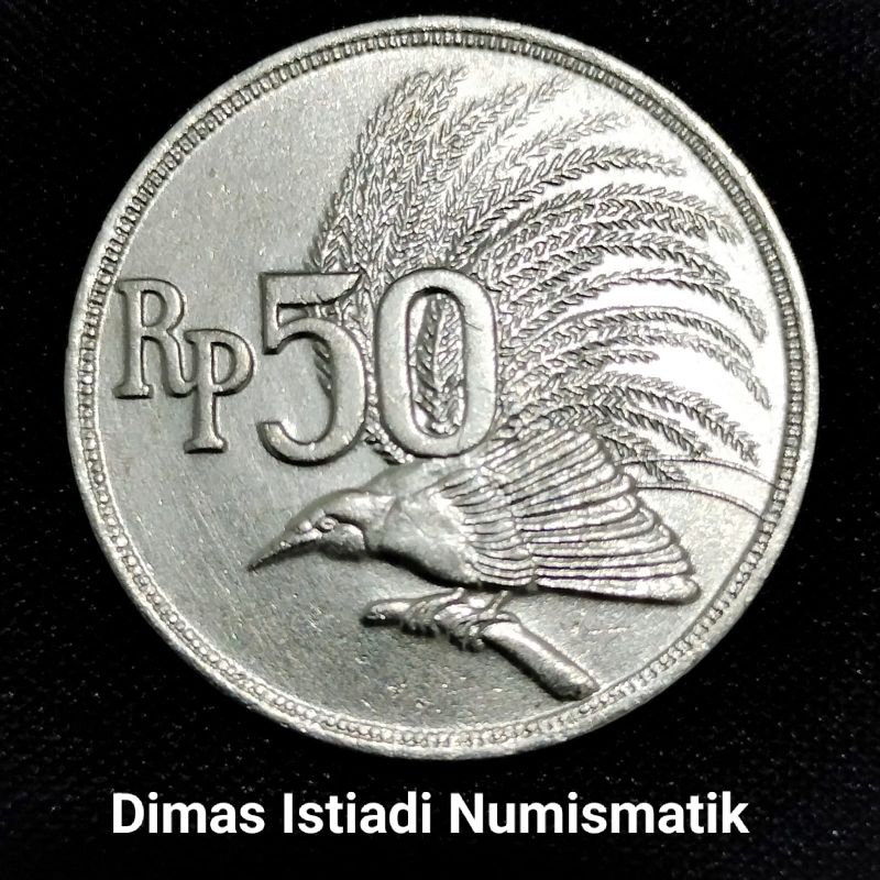 Uang Kuno Koin 50 Rupiah 1971 (Sudah dibersihkan)