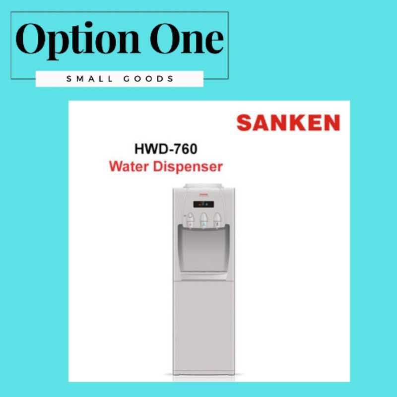 Sanken Dispenser Galon Atas HWD-760/HWD 760/HWD760 Putih