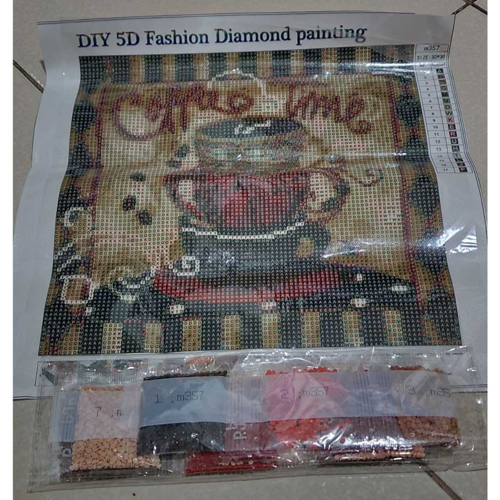 

UNI-M357 DIAMOND PAINTING COFFEE TIME
