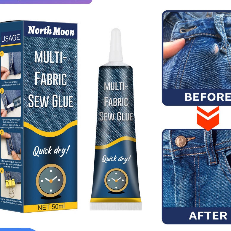 

Ready Sekarang Lem Kain Jahit Lem Patch Bordir Ukuran 5 ml Lem Kain Baju Lem Bordir Lem Serbaguna Lem Fabric Lem Sepatu