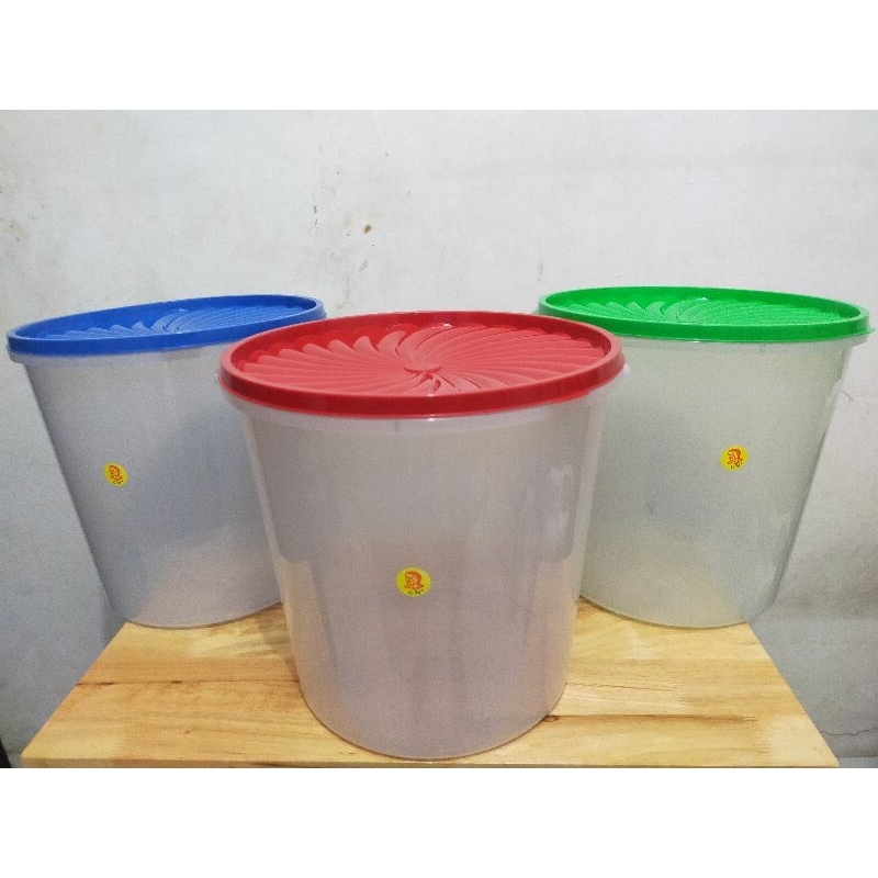 Toples Plastik 25Liter GM / Toples Plastik Transparan 25Liter / Toples Plastik Bening Besar / Toples