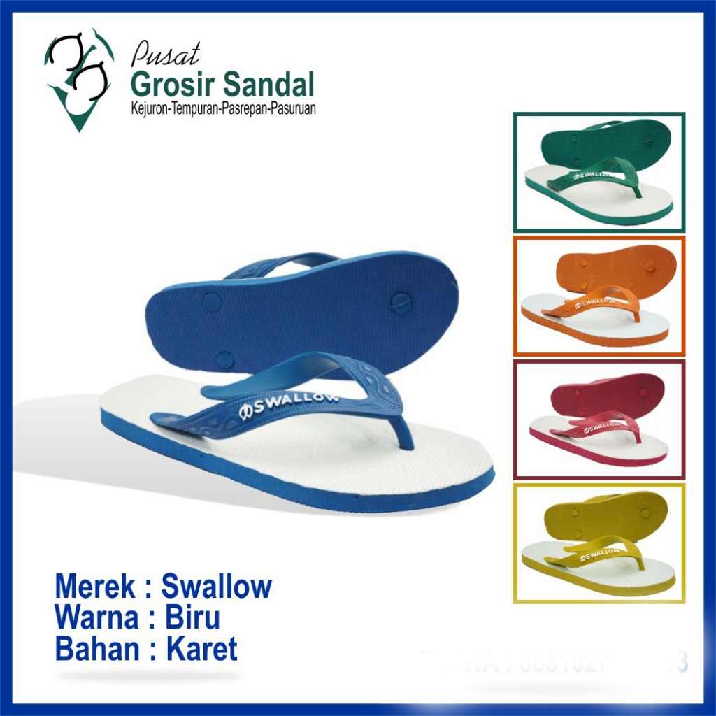 SANDAL JEPIT SWALLOW POLOS MURAH, SANDAL SWALLOW MURAH, GROSIR SANDAL JEPIT SWALLOW MURAH,  GROSIR S