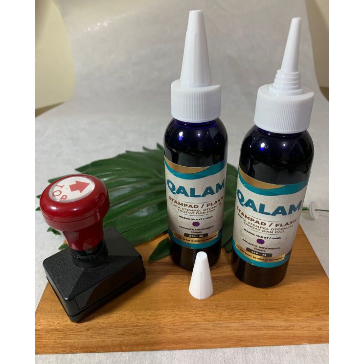

Garansi Pembayaran Tinta Stempel Flash Otomatis Tinta Trodat Pad Qalam Warna Ungu violet hijau biru 1 ml