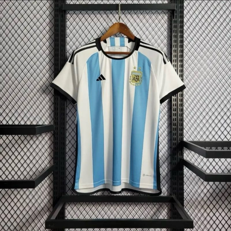 JERSEY ARGENTINA HOME NEW 2023 WORLD CUP BAJU BOLA GO GRADE ORIGINAL IMPORT MUSIM 22/23