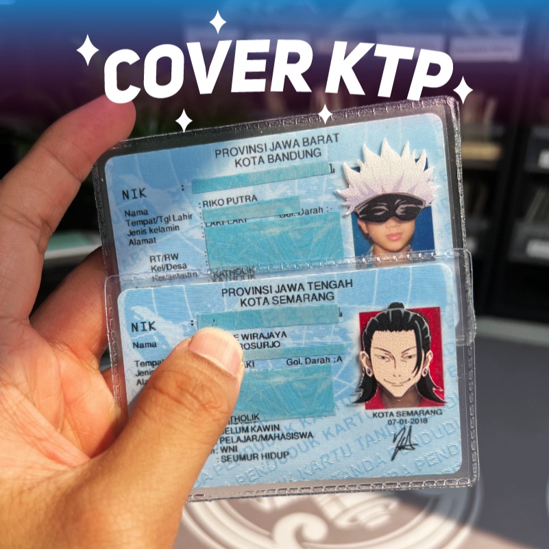 

Promo Istimewa Sampul Pelindung Kartu Anti Gores Untuk KTP ID CARD Design Anime Kartun