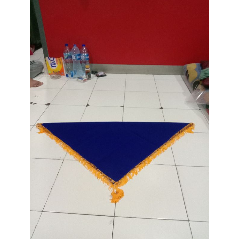 alas baki upacara bendera polos_biru