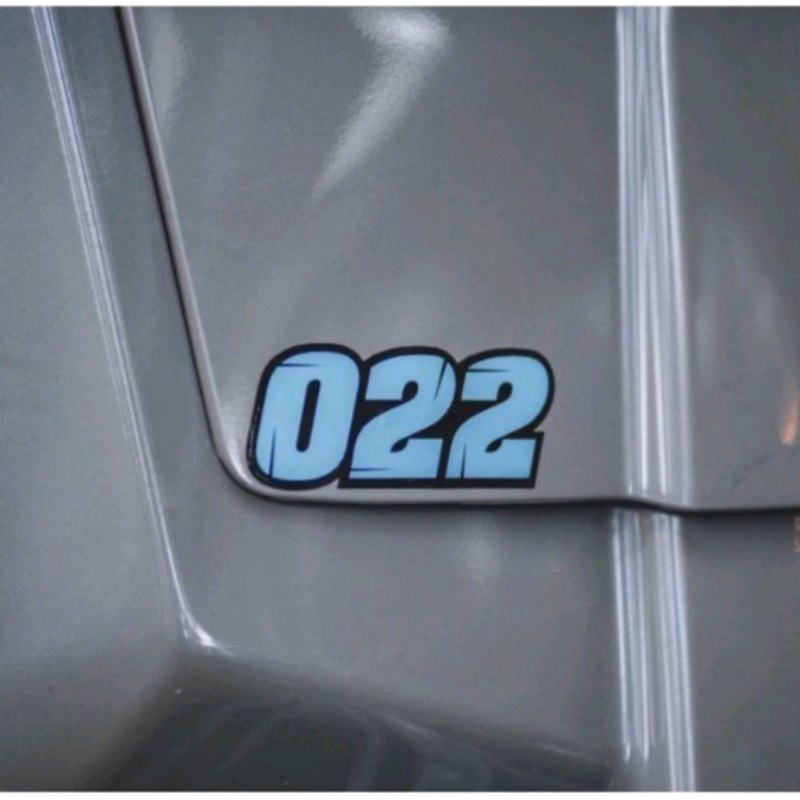 

stiker cutting angka 022