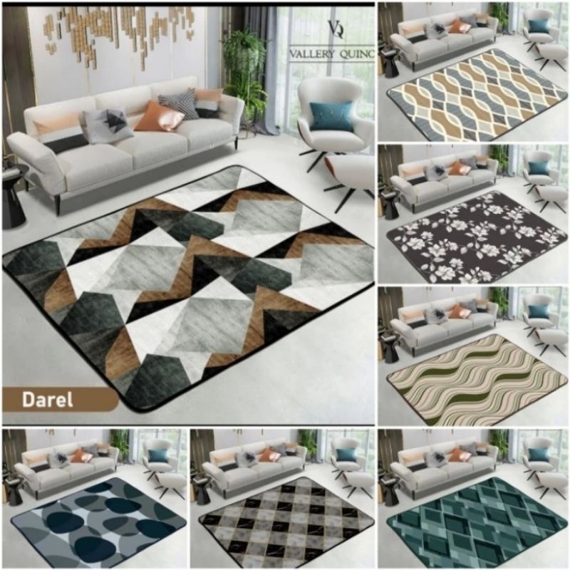 Karpet Vallery Quincy Ukuran 150x190 / Karpet Selimut Vallery Quincy 150x190