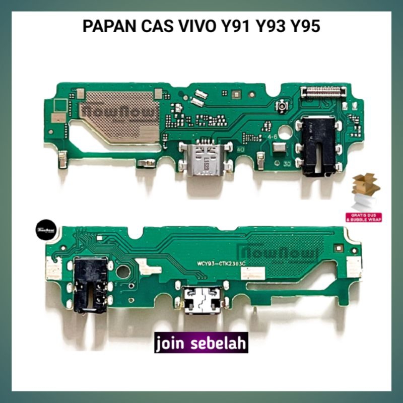 VIVO Y91 Y93 Y95 Y93S PAPAN BOARD PCB KONEKTOR CONEKTOR USB CAS CHARGER VIVO Y91 Y93 Y95 Y93S ORIGIN