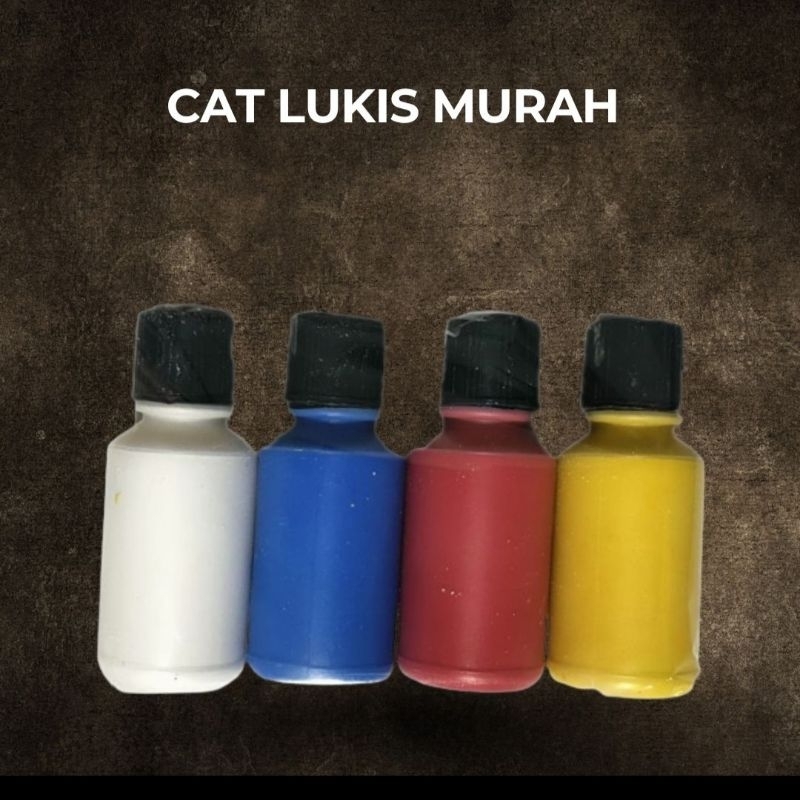 

cat lukis murah, cat akrilik, cat gabus dll, 10ml beli 1 dapat 4 biji warna, satu set warna bisa warna berbeda