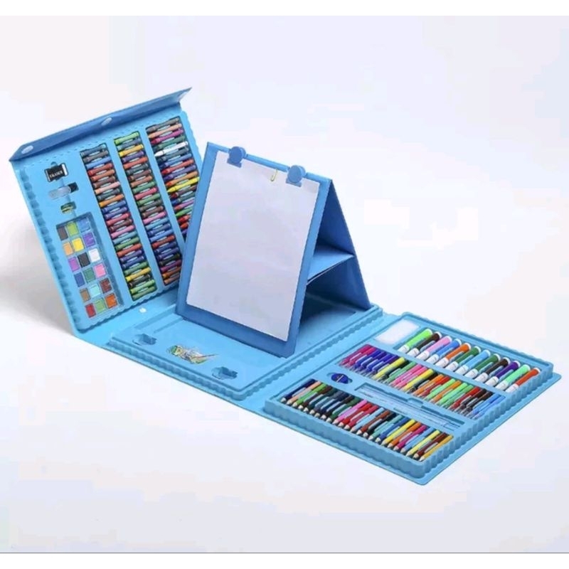 

Crayon Set 208 pcs / Krayon Alat Lukis Anak Lucu Pensil Warna Cat Air Perlengkapan Mewarnai Set 150