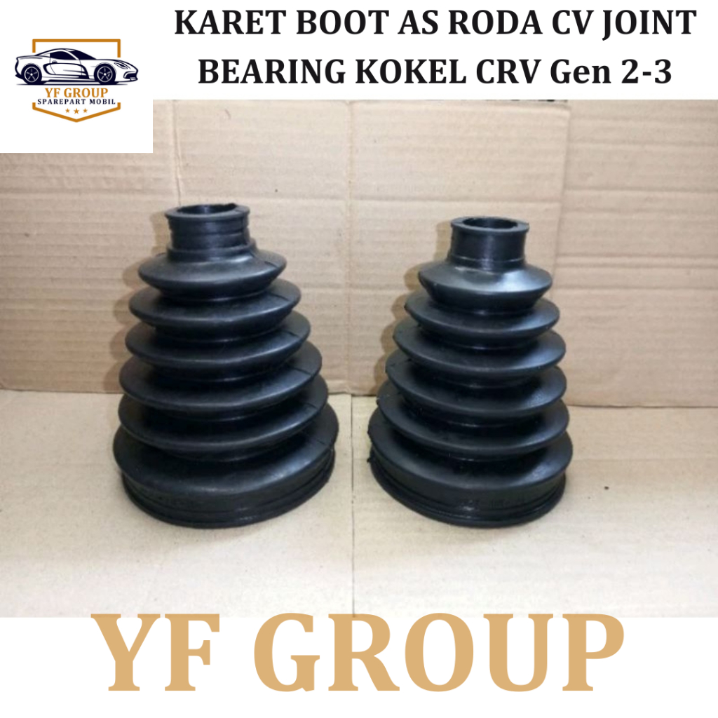 SPAREPART MOBIL KARET BOOT AS RODA CV JOINT BEARING KOKEL CRV Gen 2-3