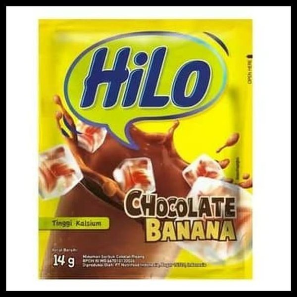 

Hilo Chocolate Banana isi 10 Sachet