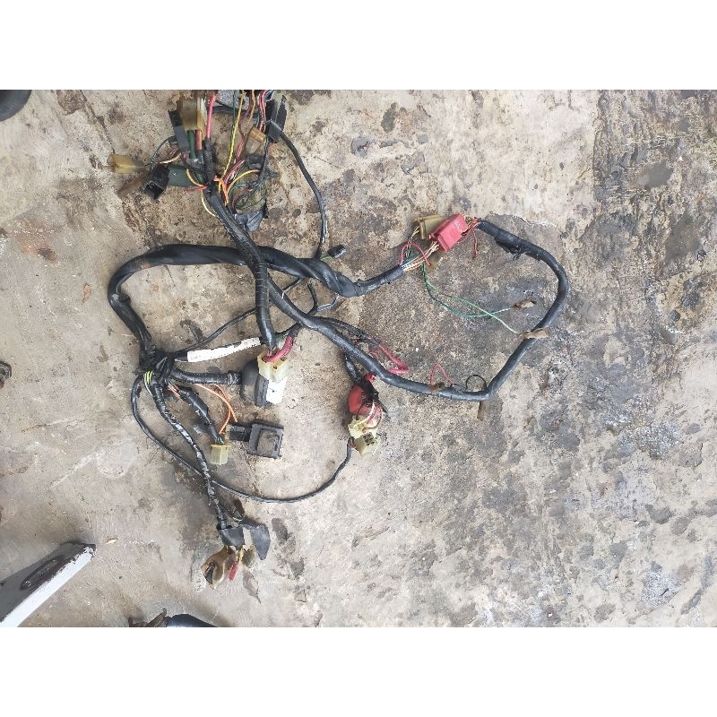 kabel body only supra125/karisma fullset kabel aki