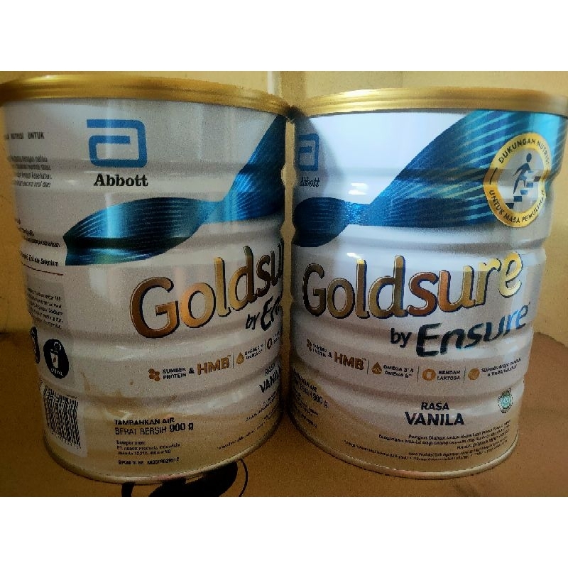 

GOLDSURE BY ENSURE VANILA 800 gram SUSU NUTRISI DEWASA Exp FEBRUARI 2026