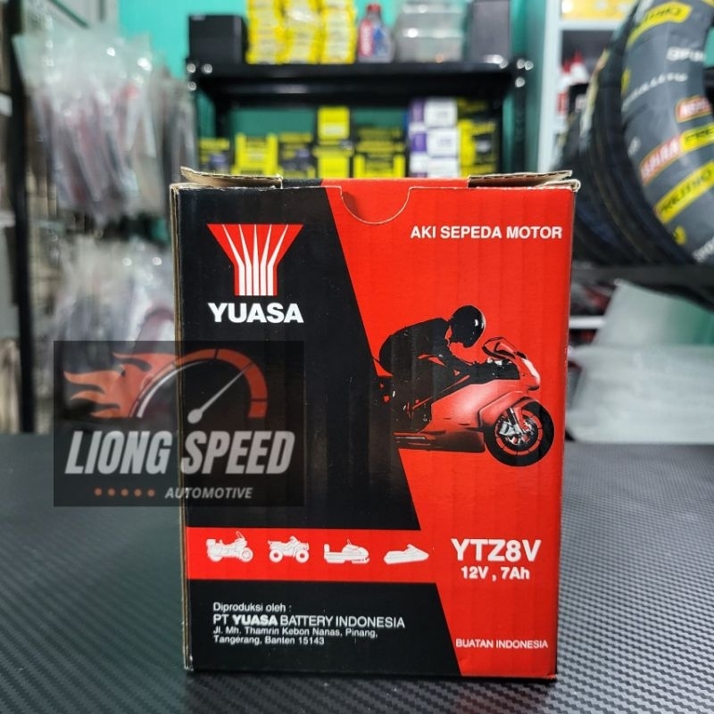 AKI MOTOR YAMAHA X-MAX XMAX MT25 YAMAHA R25 AKI RESMI DARI YUASA YTZ8V
