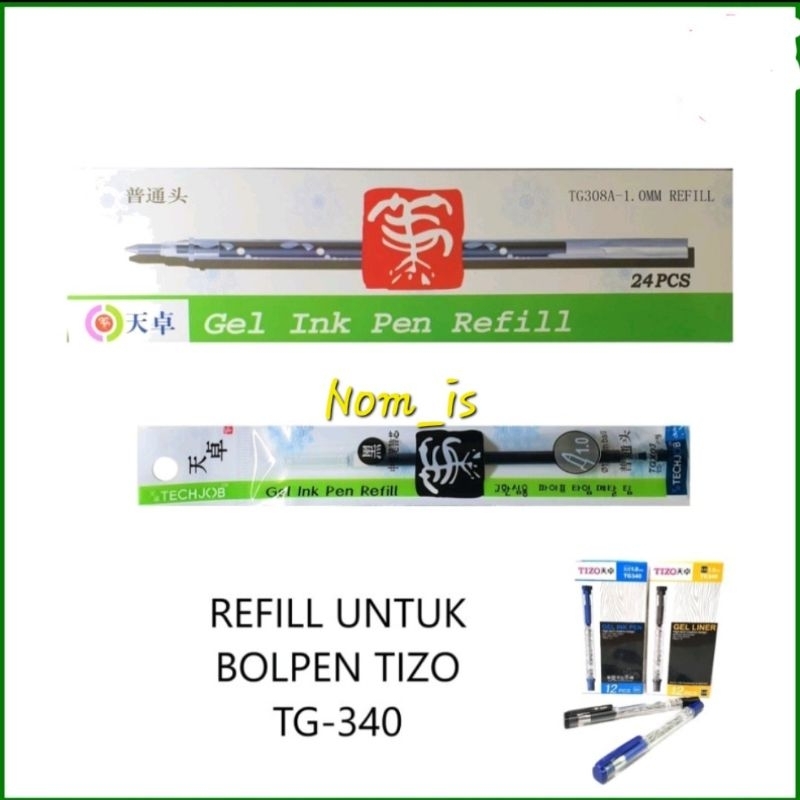 

Refill Pen Gel / Isi Pena Gel Techjob 0.7mm / 1.0mm