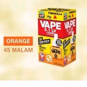 Obat Nyamuk Vape Refill 45 Malam - orange