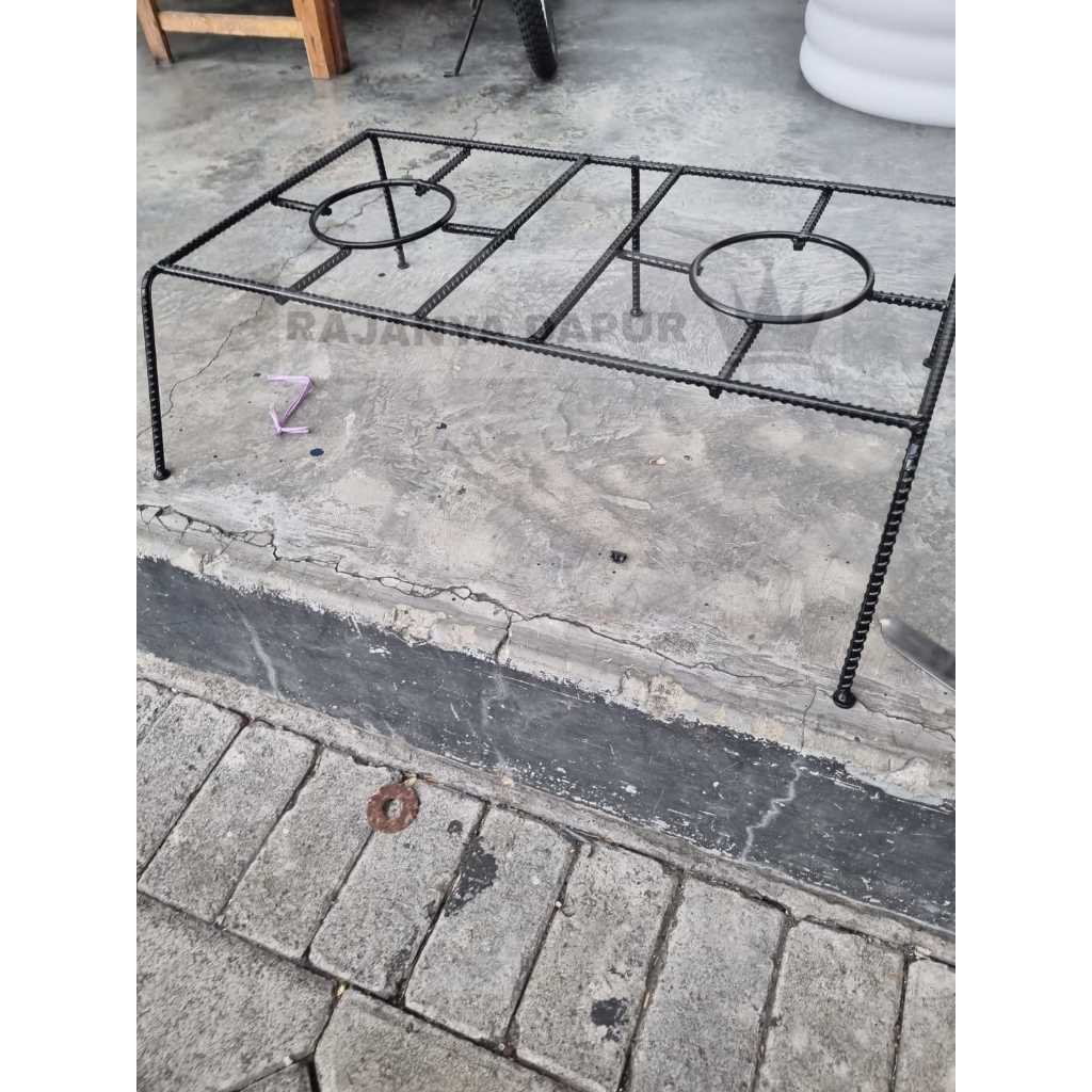 Jagrak ulir kompor gas rinnai 2 tungku jumbo - tatakan kompor rinnai 2 tungku jumbo